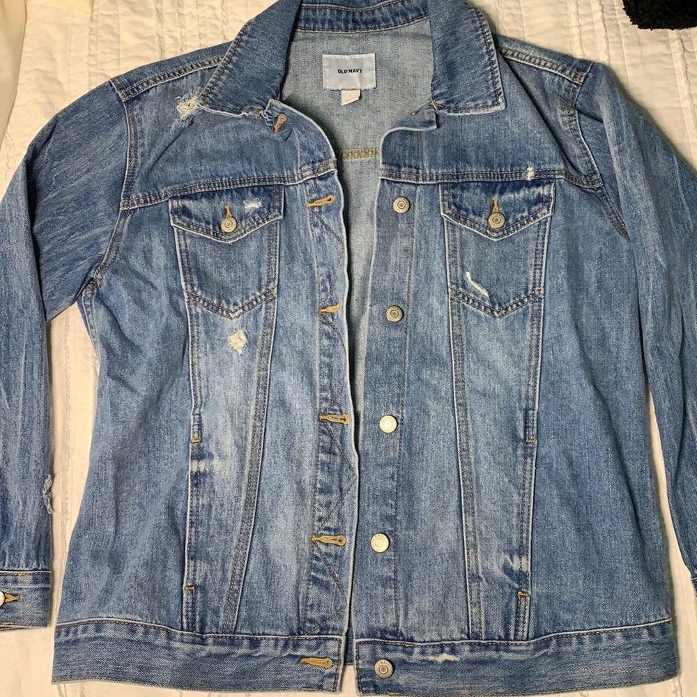Oversized denim jacket